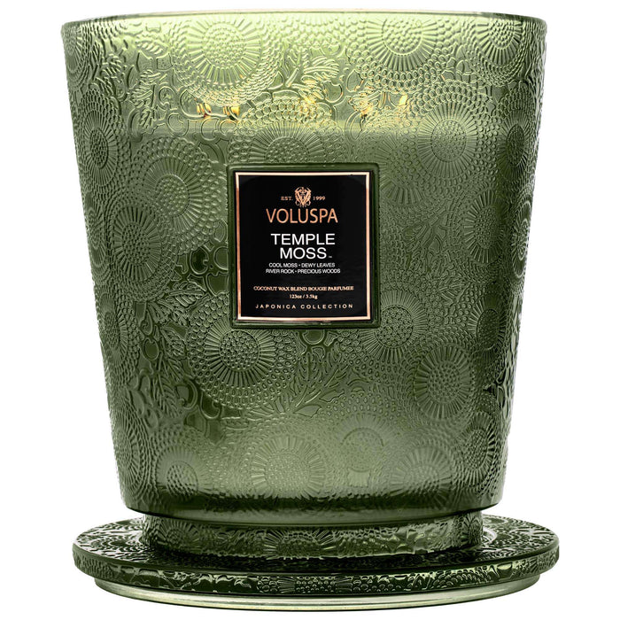 Voluspa Geurkaars Temple Moss 5 Lonten Jar XLTemple Moss