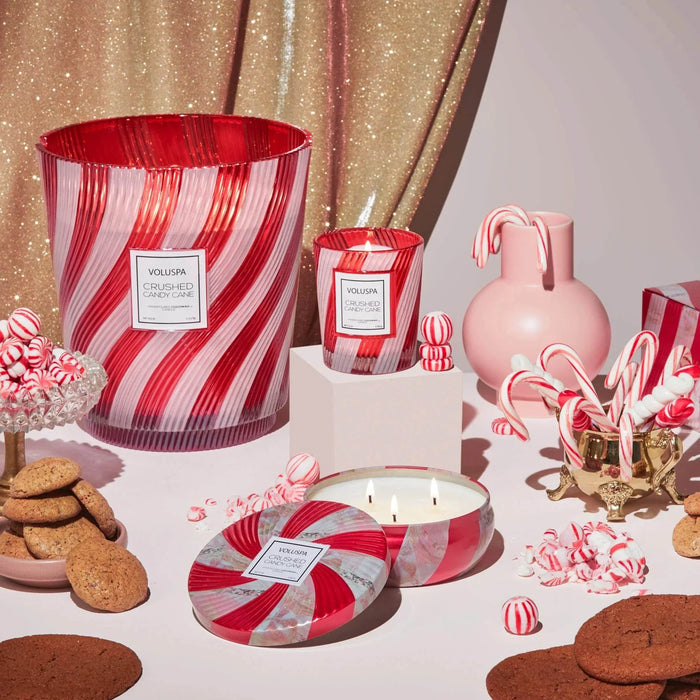 Voluspa Geurkaars Crushed Candy Cane - Limited Edition Classic