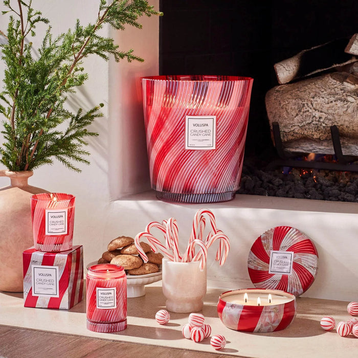 Voluspa Geurkaars Crushed Candy Cane - Limited Edition Classic