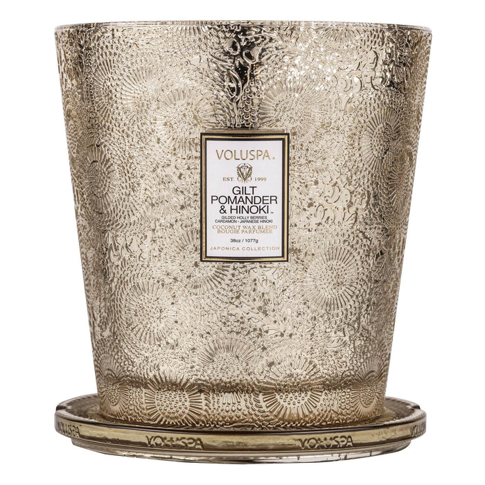 Voluspa Geurkaars Gilt Pomander & Hinoki - 3 Lonten kaars