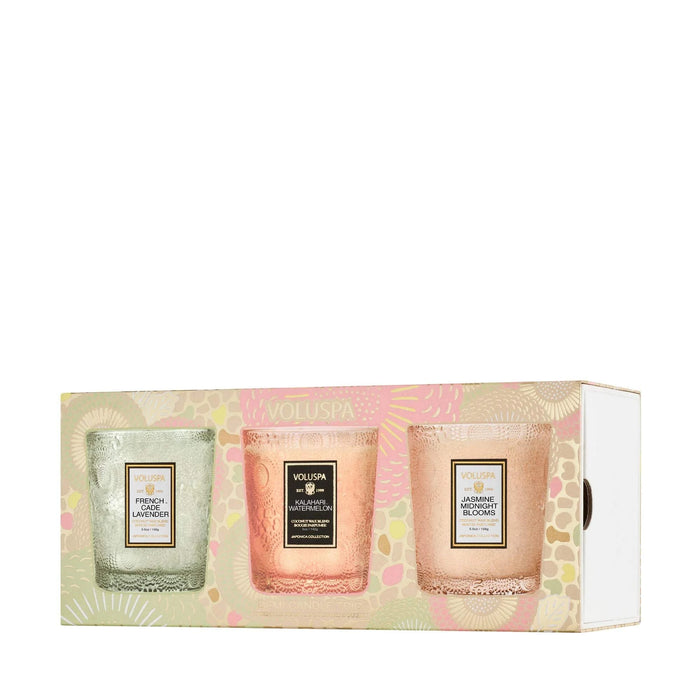 Voluspa Geurkaarsen Home Refresh Demi Trio