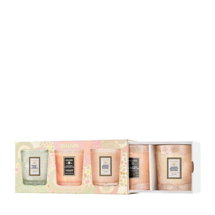 Voluspa Geurkaarsen Home Refresh Demi Trio