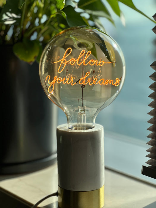 Decolamp "Follow Your Dreams" - Bedraad