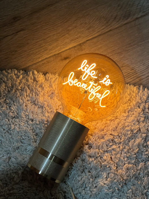 Decolamp "Life Is Beautiful" - Bedraad