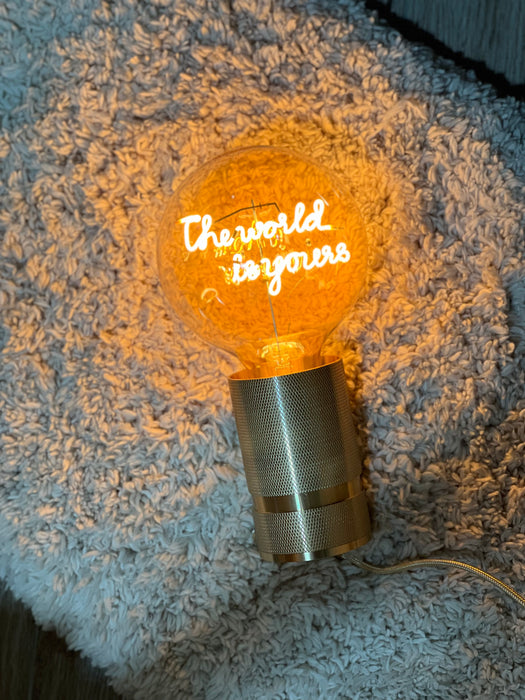Decolamp "The World is Yours" - Bedraad