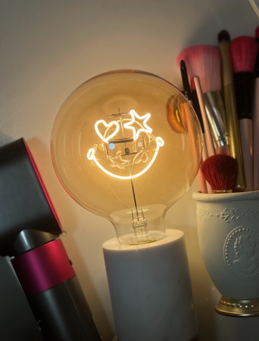 Decolamp "Smiley World - Heart & Star" - Bedraad