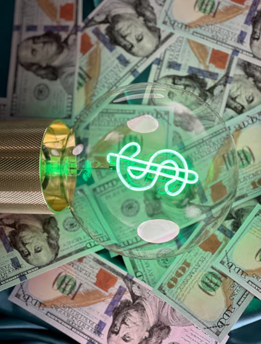 Decolamp "Dollar" - Bedraad