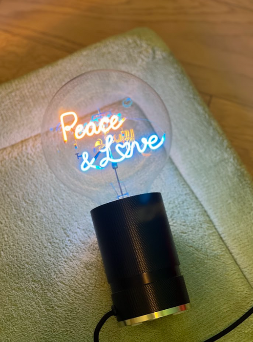 Decolamp "Peace & Love" - Bedraad