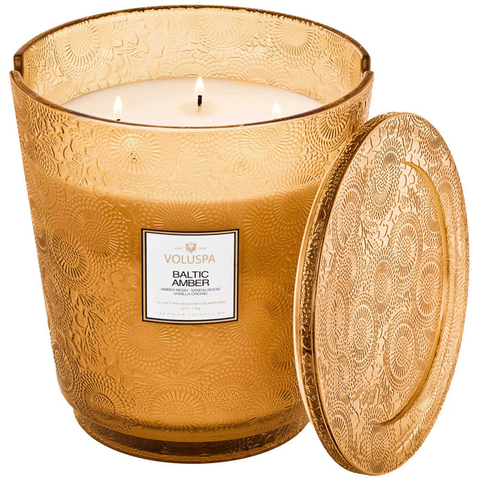 Voluspa Geurkaars Baltic Amber 5 Lonten Jar XL