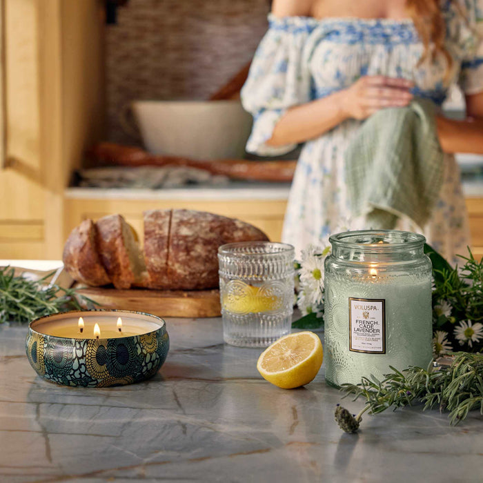 Voluspa Geurkaars Cade Lavender 3 Lonten Tin