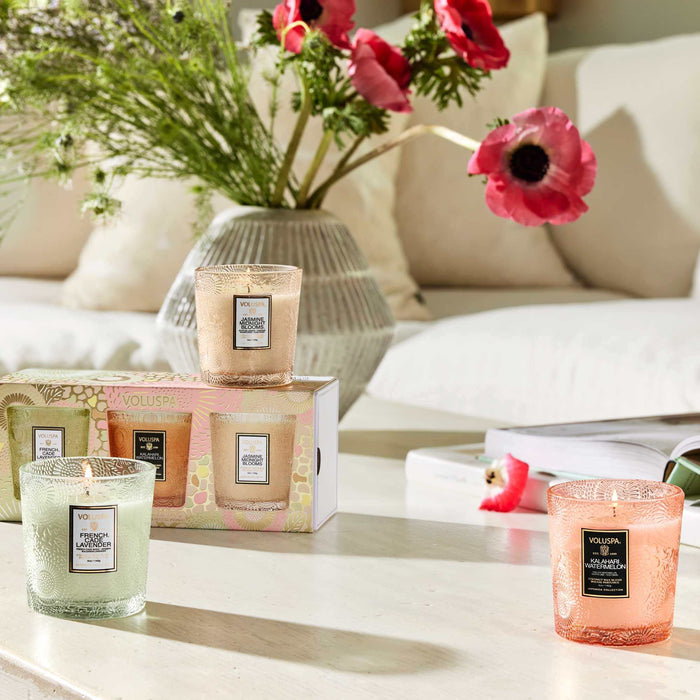 Voluspa Geurkaarsen Home Refresh Demi Trio
