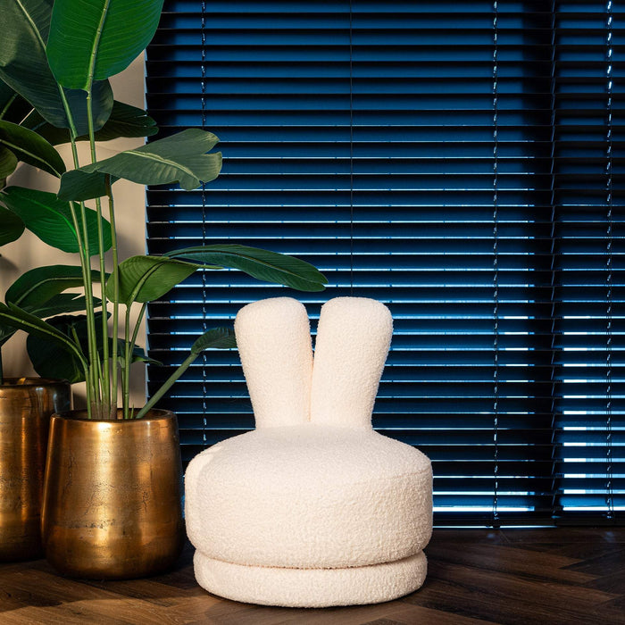 Kinderstoel Bunny white teddy