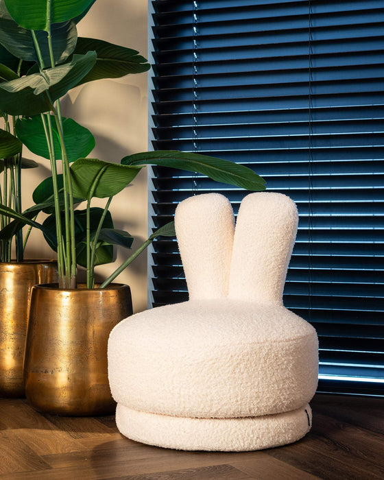 Kinderstoel Bunny white teddy