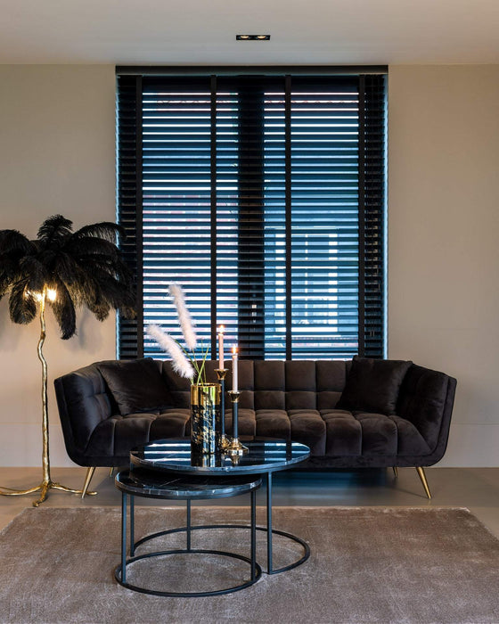 Bank Huxley Antraciet velvet