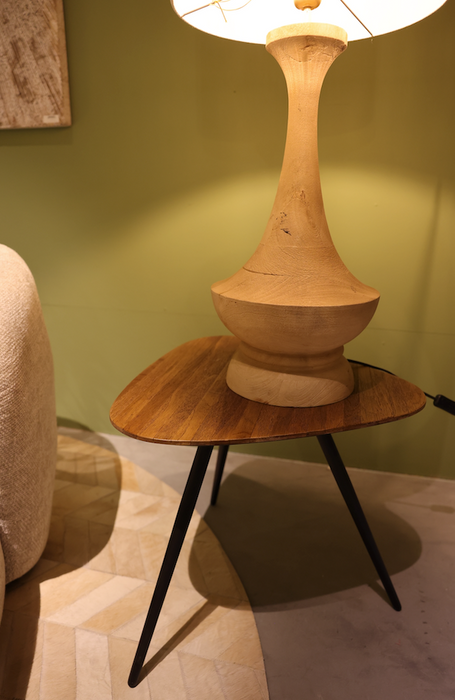 Rupert Naturel teakhouten salontafel - Set van 2