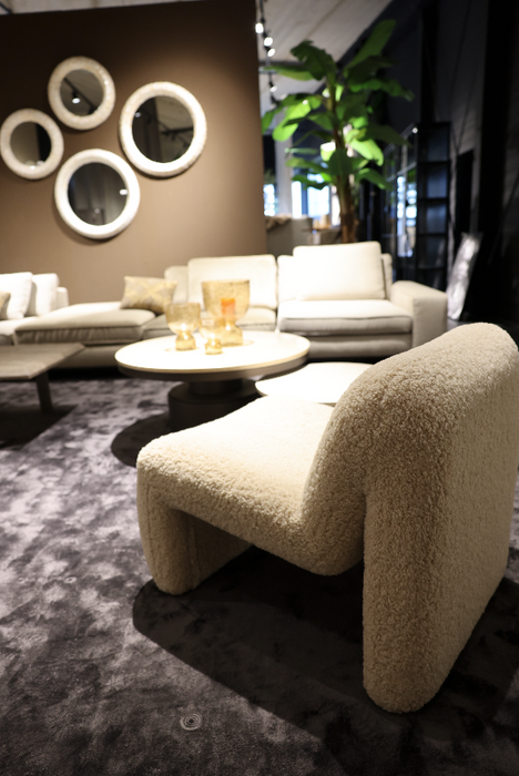 Oslo fauteuil teddy beige