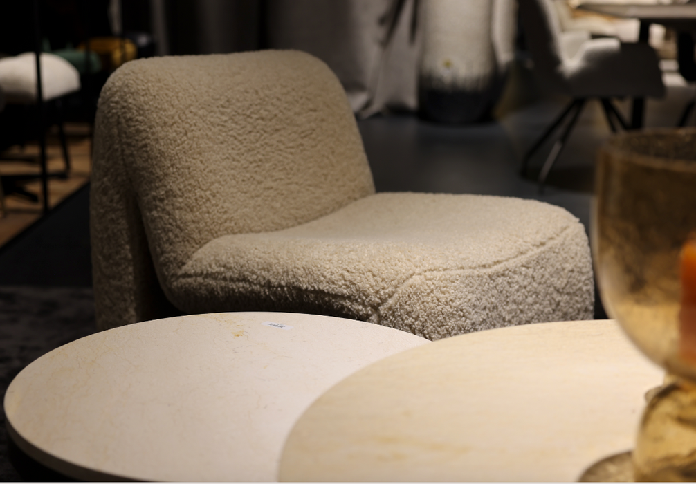 Oslo fauteuil teddy beige