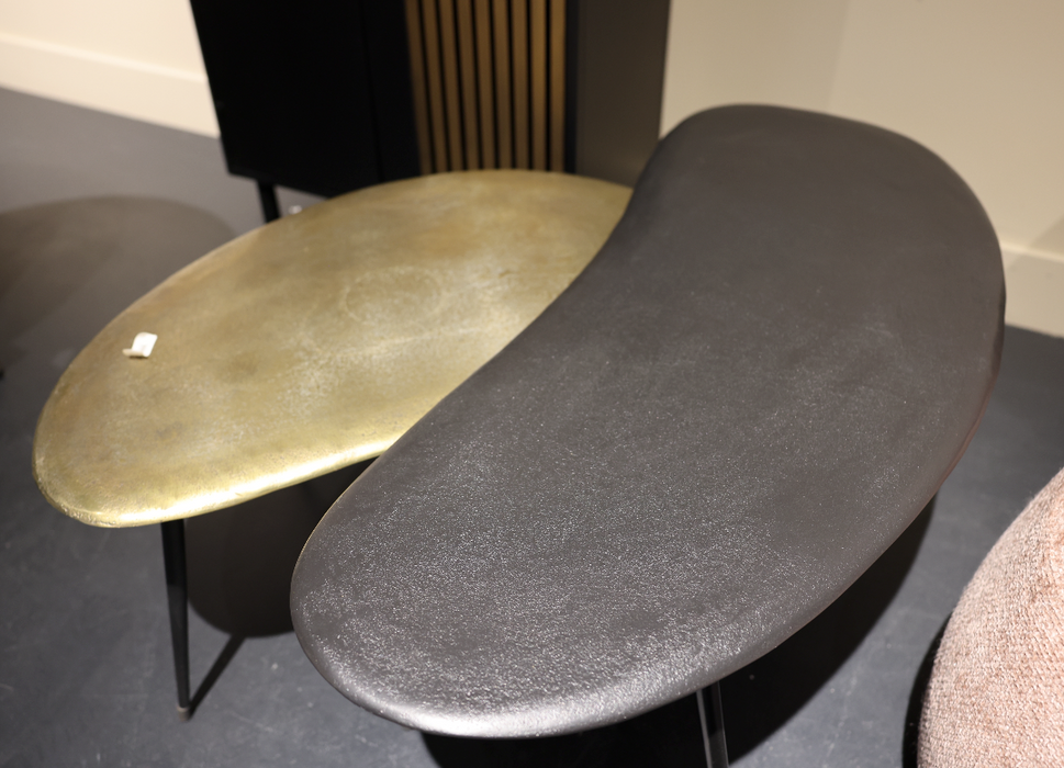 Blaze Black gegoten aluminium salontafel set van 2