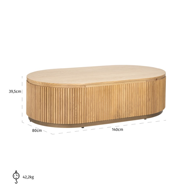 Salontafel Belfort capsule