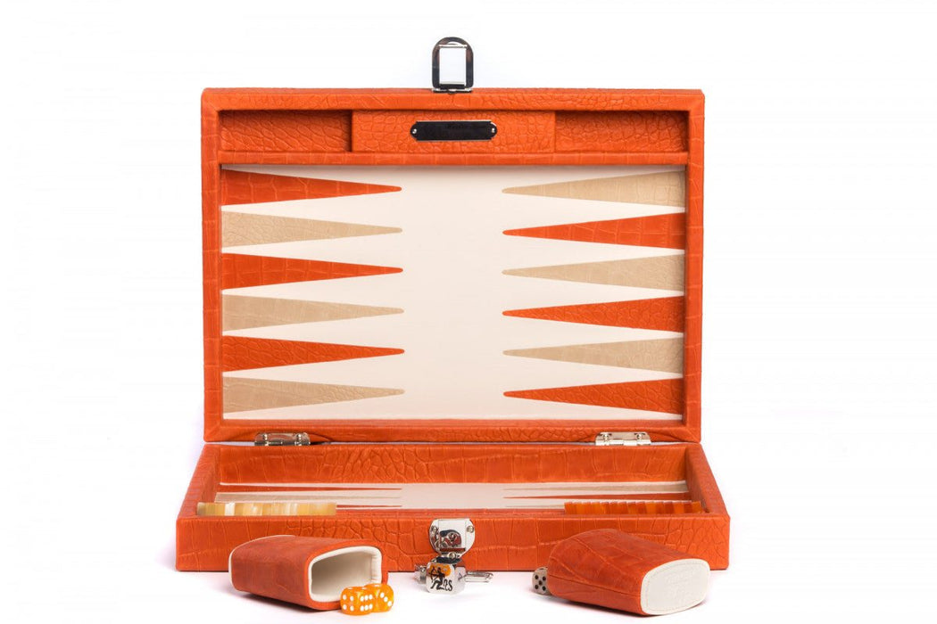 Backgammon Alain - Croco Leer