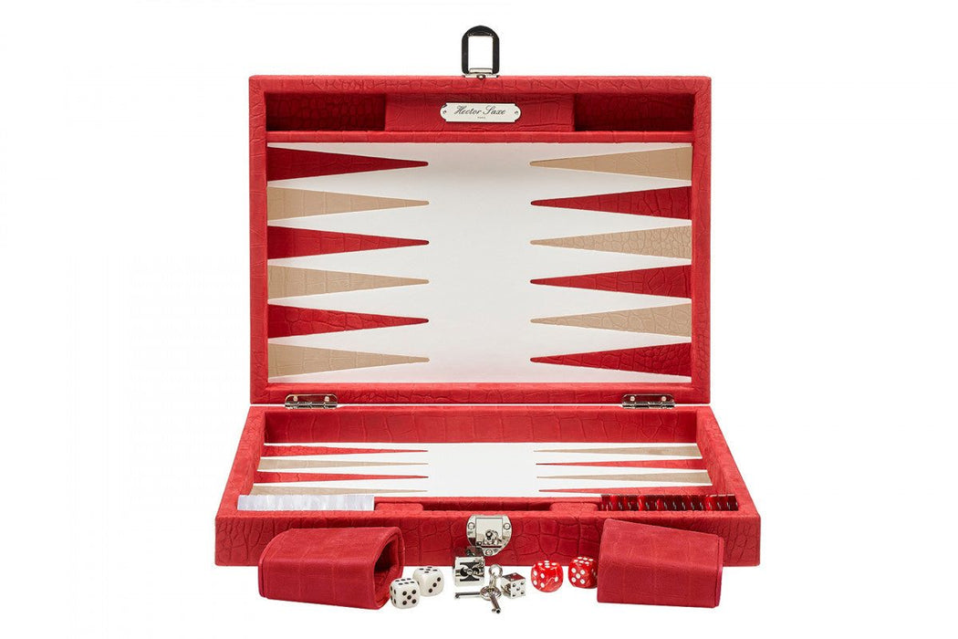 Backgammon Alain - Croco Leer