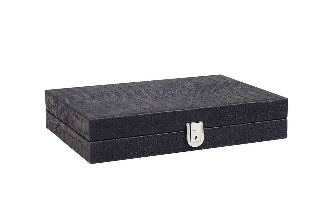 Backgammon Alain - Croco Leer