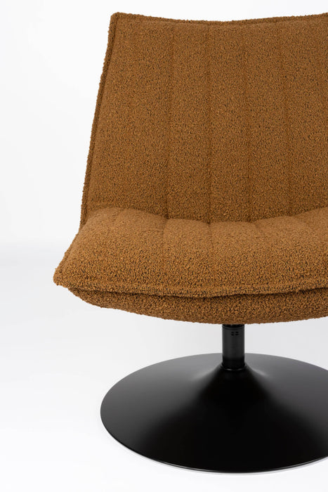 Bernie Fauteuil Bruin Bouclé