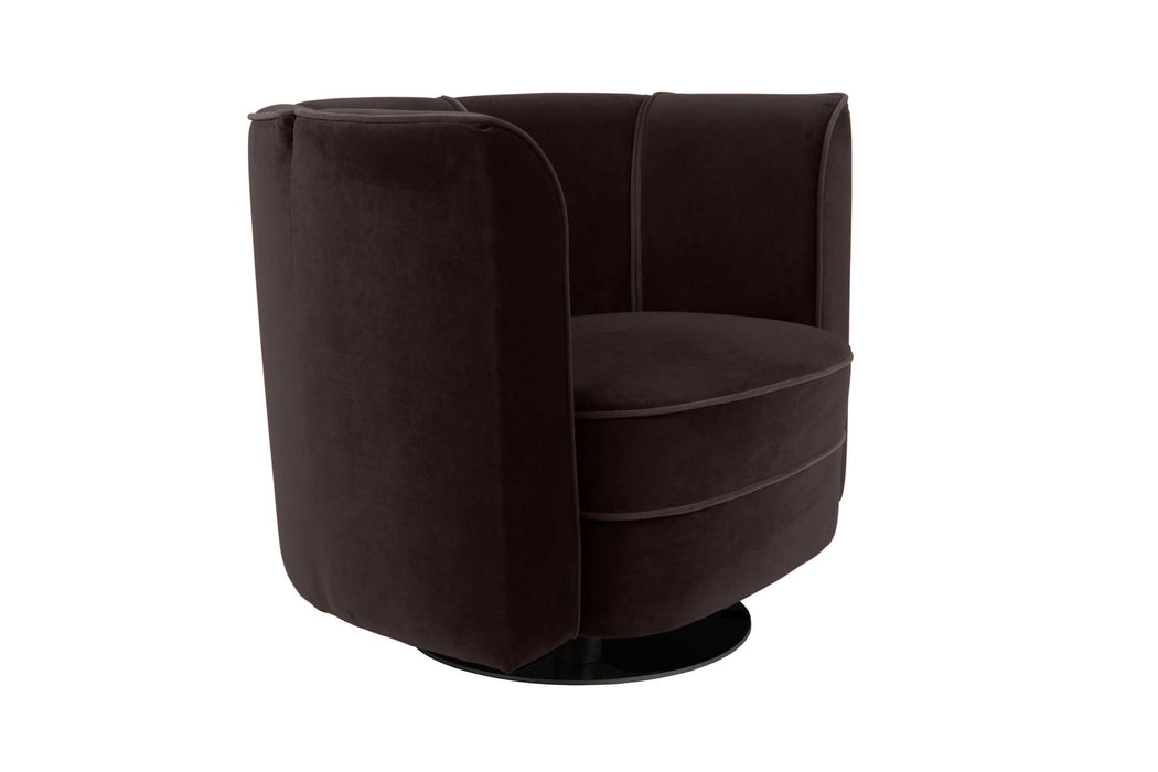 Flower Loungestoel Zwart