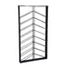Zwart Vinno Wijnrek 65 x 8,5 x 120