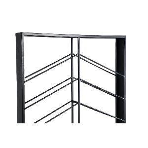 Zwart Vinno Wijnrek 65 x 8,5 x 120