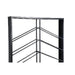 Zwart Vinno Wijnrek 65 x 8,5 x 120
