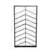 Zwart Vinno Wijnrek 65 x 8,5 x 120