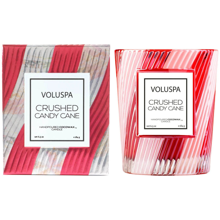 Voluspa Geurkaars Crushed Candy Cane - Limited Edition Classic