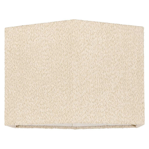 Lampenkap Miley sand bouclé, medium zeshoekig