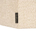 Lampenkap Miley sand bouclé, medium zeshoekig