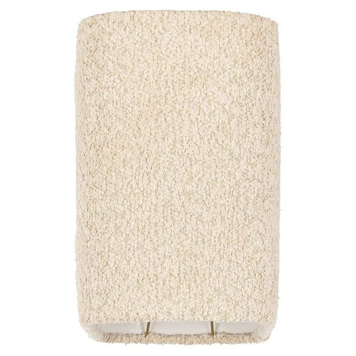 Lampenkap Miley sand bouclé, klein rechthoekig