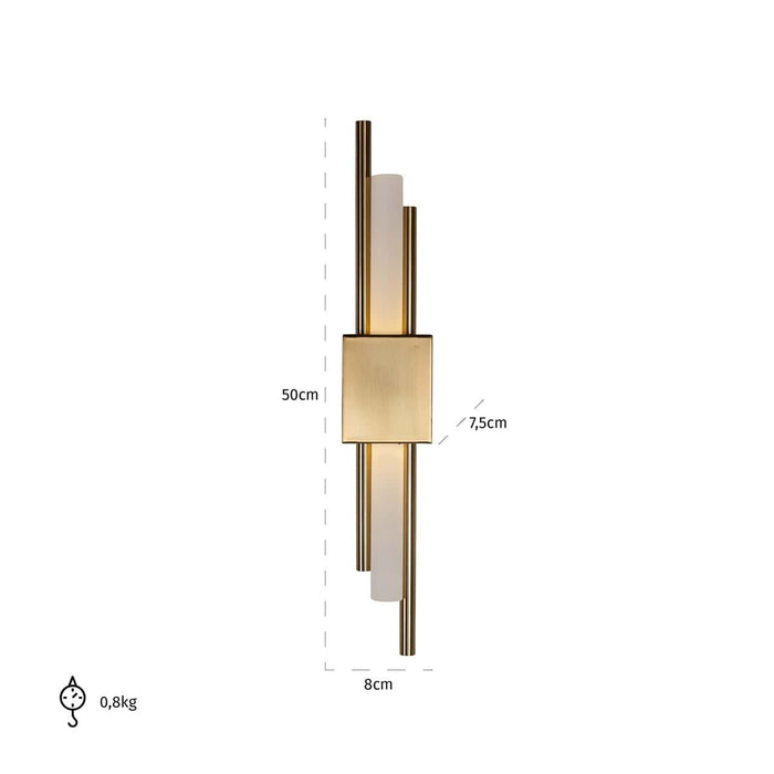 Wandlamp Mylas Goud