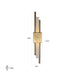 Wandlamp Mylas Goud