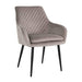 Stoel Chrissy khaki velvet