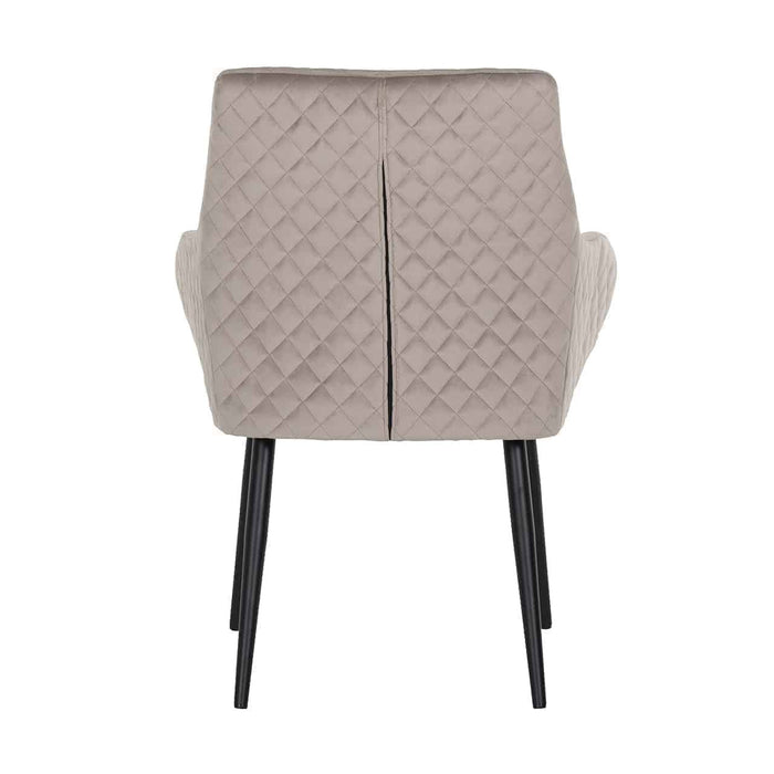 Stoel Chrissy khaki velvet