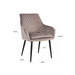 Stoel Chrissy khaki velvet
