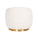 Draaifauteuil Teddy white furry (Himalaya 900 white furry)