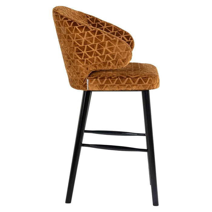 Barstoel Indigo Gold Triangle