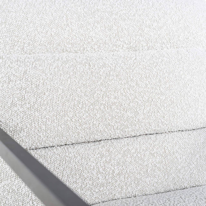 Stoel Lizzy White Bouclé