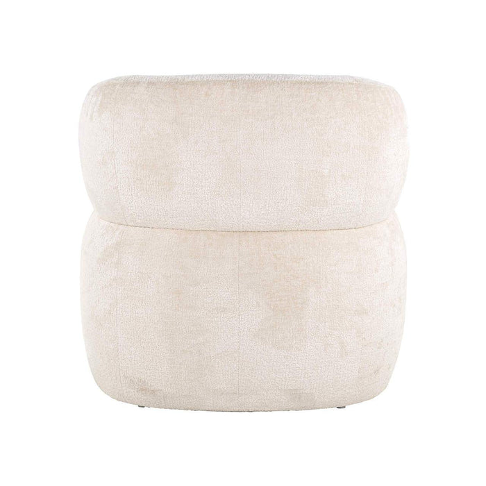 Fauteuil Donna white chenille