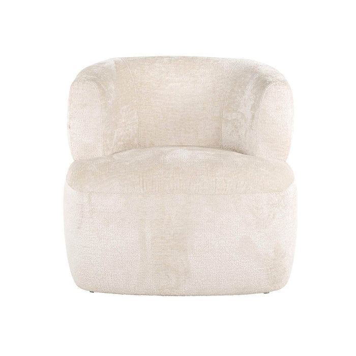 Fauteuil Donna white chenille
