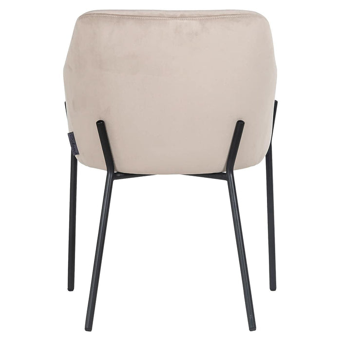 Stoel Fay khaki velvet