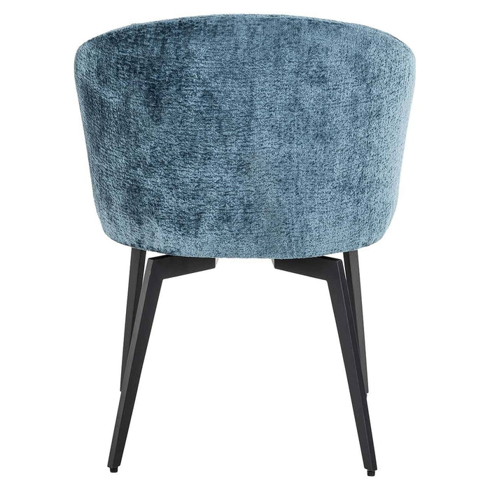 Stoel Amphara Blauw chenille
