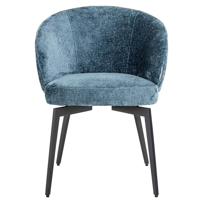 Stoel Amphara Blauw chenille