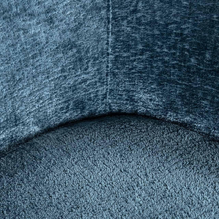 Stoel Amphara Blauw chenille